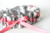 Gray and Dusty Rose Garter