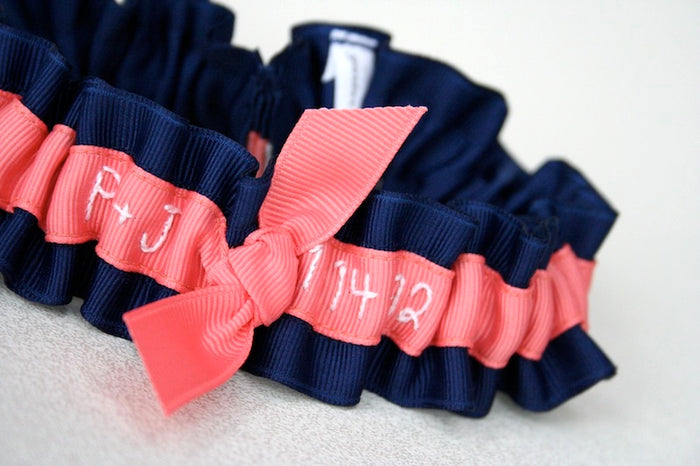 Happy Wedding Day:  Navy & Coral!