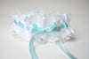 White Lace and Light Blue Garter