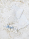 Custom Wedding Garter, Ring Pillow and Handkerchief from Mom's Wedding Dress Lace