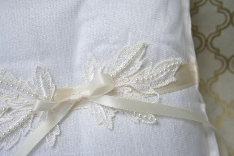 Garter + Pillow from Mother’s Veil