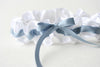Garter: White and Blue