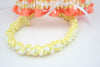 Bright Orange and Yellow Polka Dot Custom Wedding Garter Set