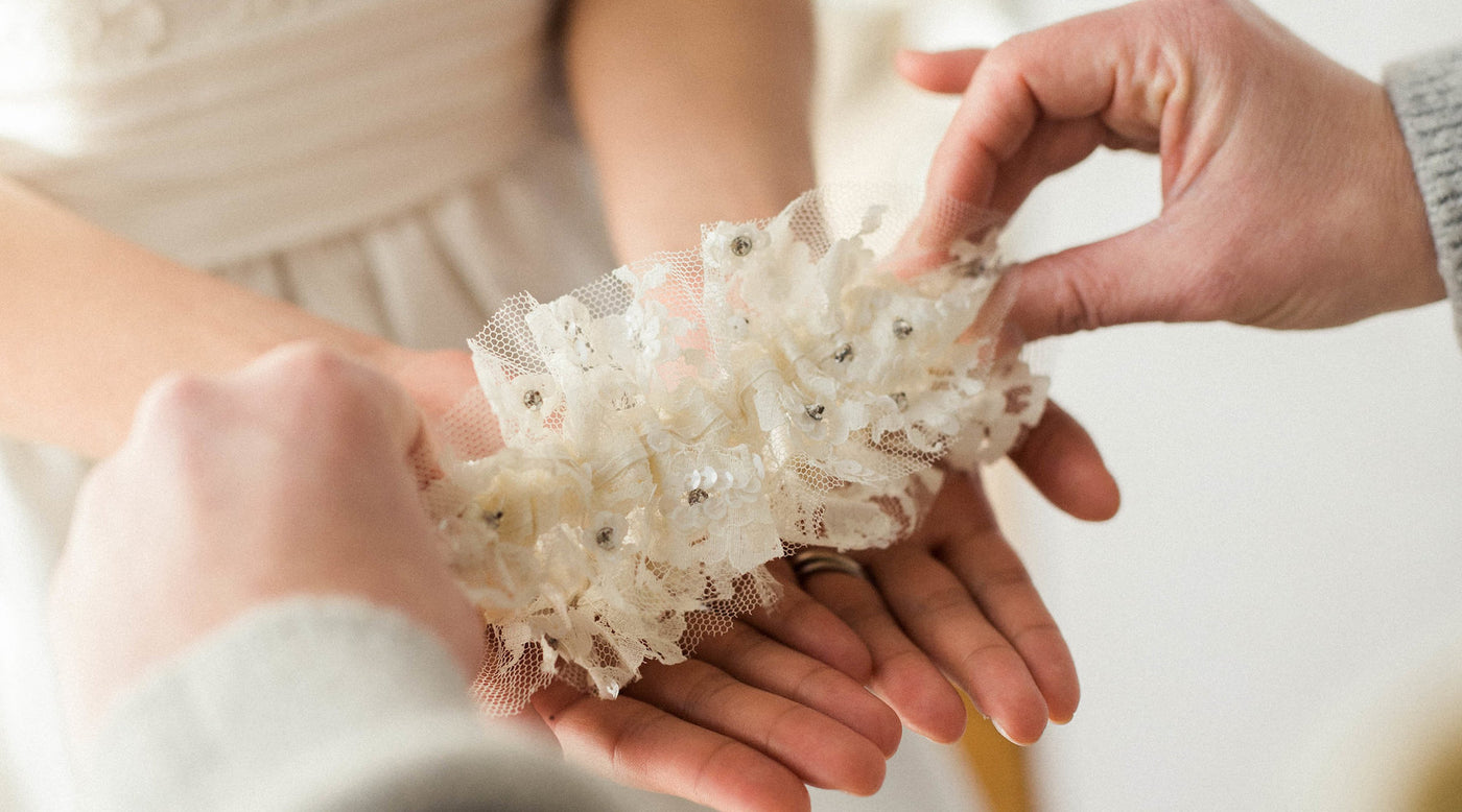lace wedding garter by The Garter Girl