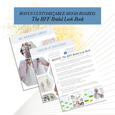 Bridal Fashion Planner & Spreadsheet for Staying on Organized & On Budget for Wedding Dress by The Garter Girl