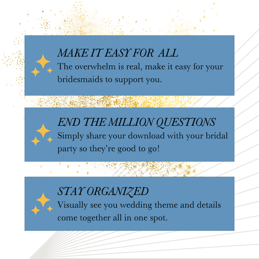 Best Bridesmaid Outfit Mood Board Customizable Outfit Ordering Guide, Bridesmaid Dress, Accessories, Weekend Itinerary by expert bridal accessories designer, The Garter Girl