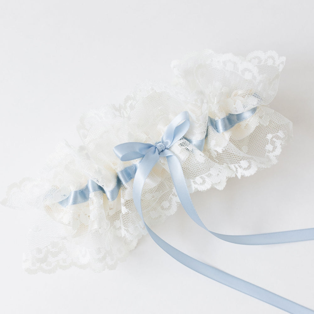 Classic Garter For Bride | Something Blue Gift Idea Classic Garter For Bride | Something Blue Gift Idea