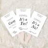 Personalized Wedding Dress Shopping Voting Signs, Easy Bridal DIY, The Garter Girl