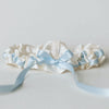 Ivory & Something Blue Garter