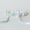 Ivory & Something Blue Garter