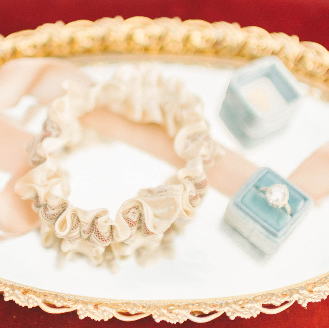 couture lace wedding garter by The Garter Girl