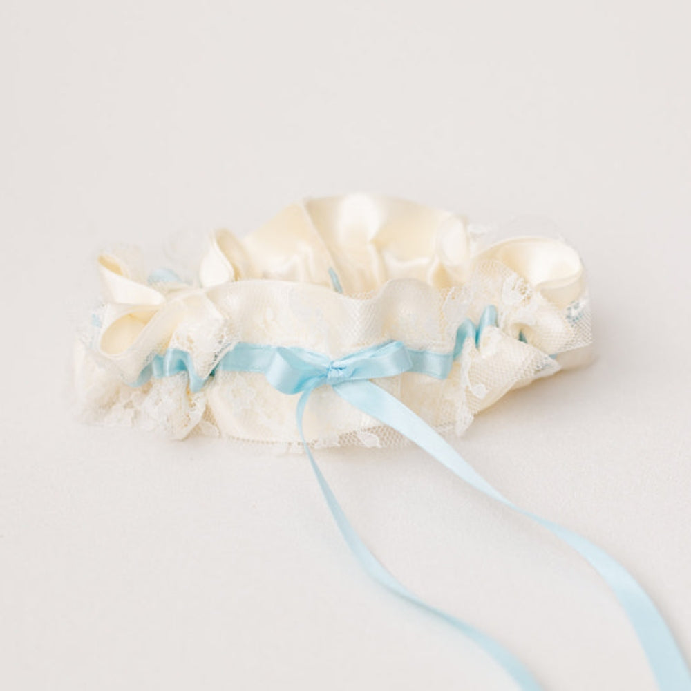 Lace & Something Blue Garter
