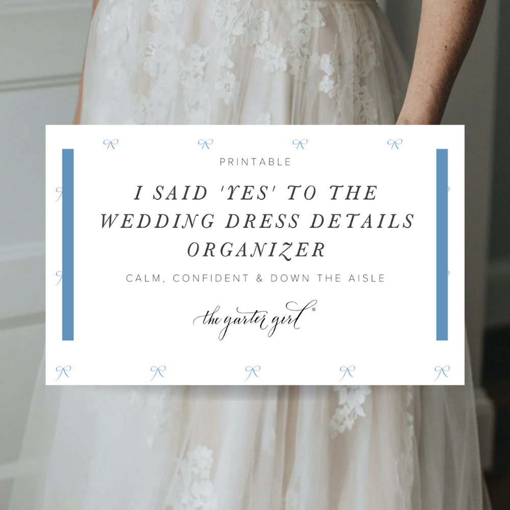 Wedding Dress Research Organizer Printable, Affordable Bridal Dress ...
