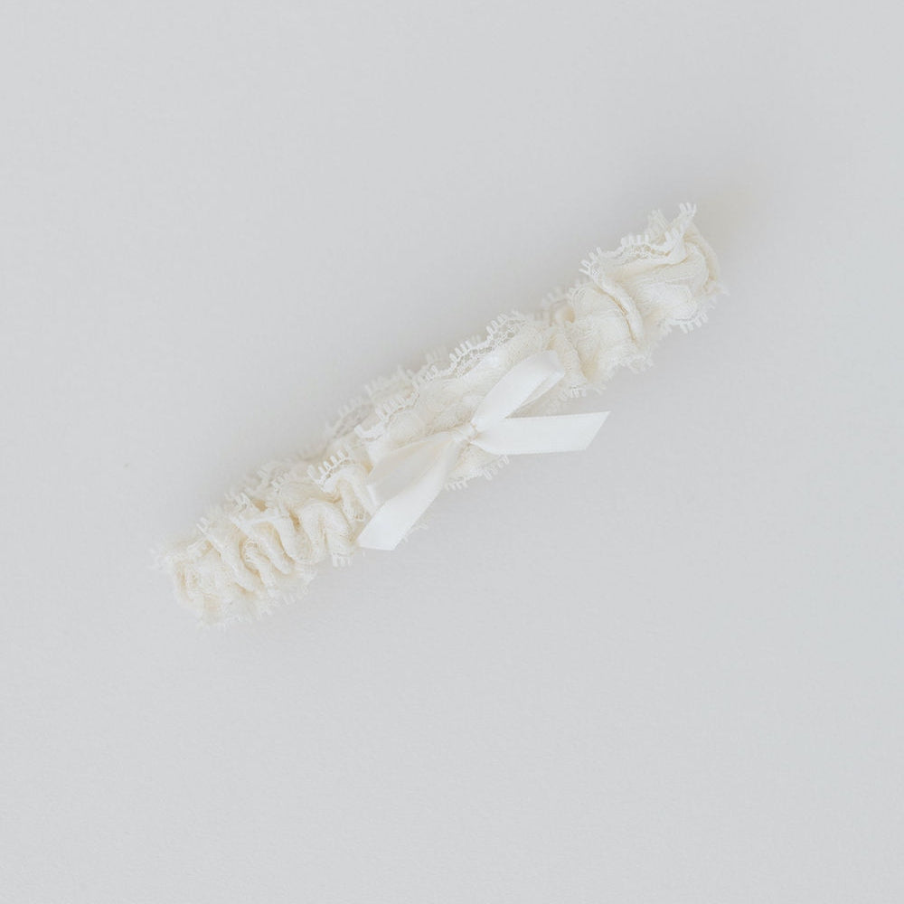 Ivory Lace Wedding Garter