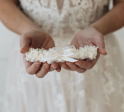 Ivory Lace Wedding Garter