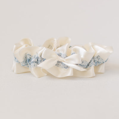 Something Blue & Ivory Lace Garter