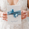 Ready-to-Ship - Simple Ivory Satin Wedding Garter