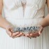 sparkle tulle wedding garter set, elegant bridal accessory, handmade by expert garter designer, The Garter Girl