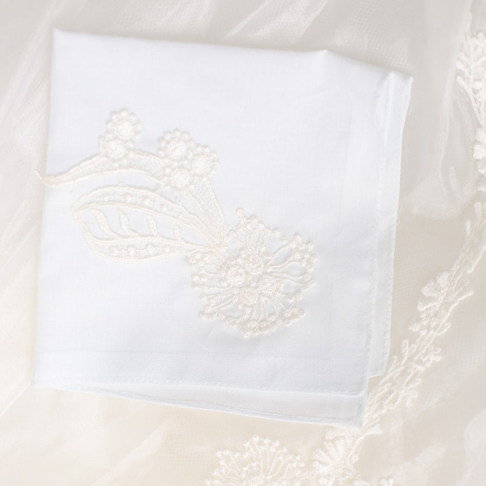 Custom Wedding Handkerchief Handmade w Your Material