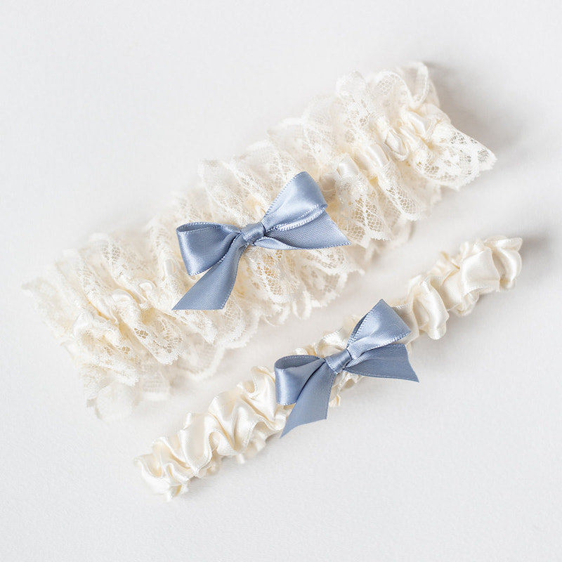 Shop our heirloom wedding garter sets handmade by luxury wedding garter designer, The Garter Girl