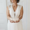 elegant wedding garter heirloom with tulle, satin, lace & pearls by expert bridal accessory designer, The Garter Girl