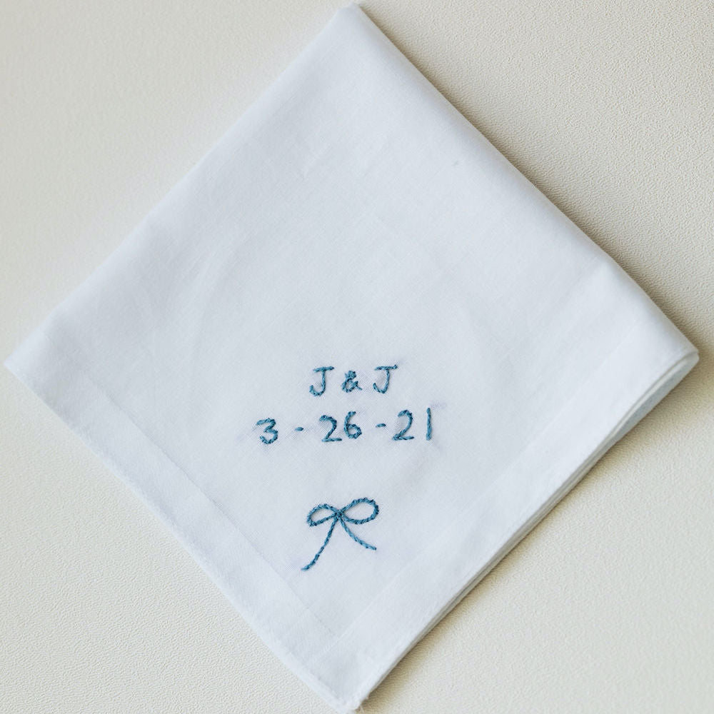 'Happy Tears' Wedding Handkerchief