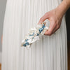 Something blue wedding garter handmade with satin by The Garter Girl