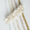 ultimate luxury sparkle wedding garter heirloom handmade by The Garter Girl