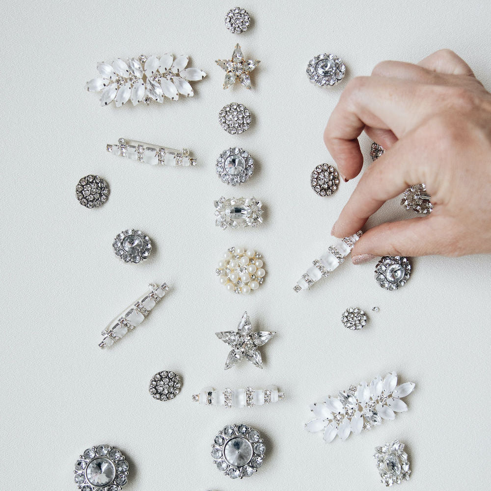 tulle and sparkle wedding garter heirloom handmade by The Garter Girl