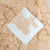 custom wedding handkerchief made with bride's mother's wedding dress lace by The Garter Girl