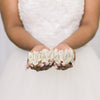 Ready-to-Ship - Golden Lace & Ivory Satin Wedding Garter
